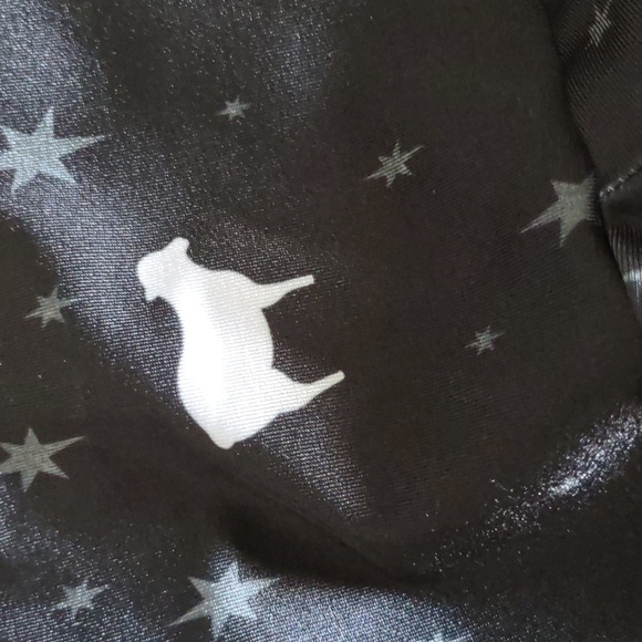 Goldsheep XS Vampire Lip Star Print Leggings - Picture 5 of 14